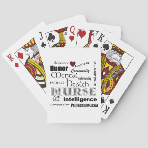 Mental Health Nurse Pride+Attributes Playing Cards