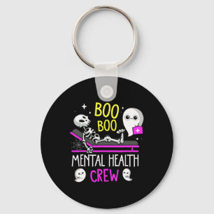 Mental Health Nurse Psych Boo Boo Crew Nursing Hal Key Ring