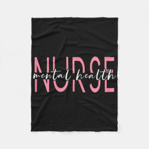 Mental Health Nurse Therapist Awareness Fleece Blanket