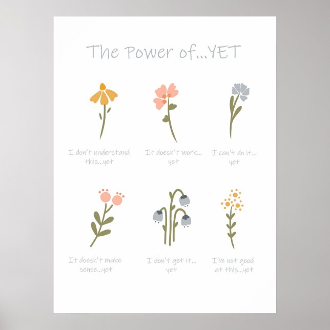 Mental Health Positive Mindset Therapy Room  Poster (Front)