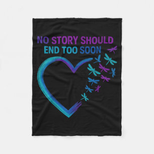 Mental Health Prevention Creative Fleece Blanket