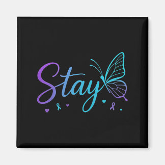 Mental Health Prevention Illustration Magnet