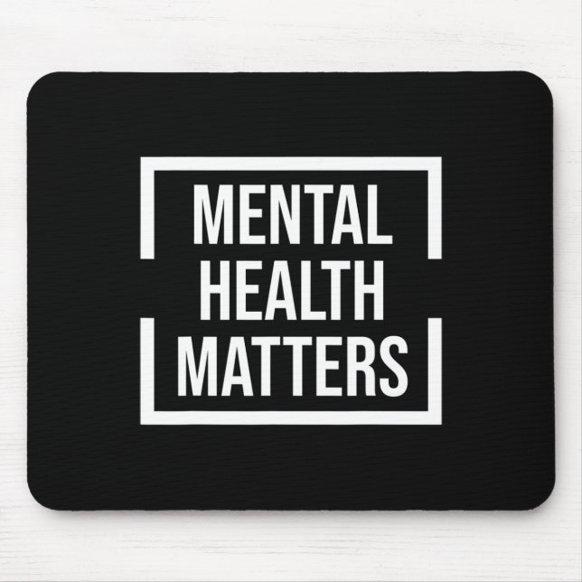 Mental Health Problem National Stress Awareness Mo Mouse Mat (Front)