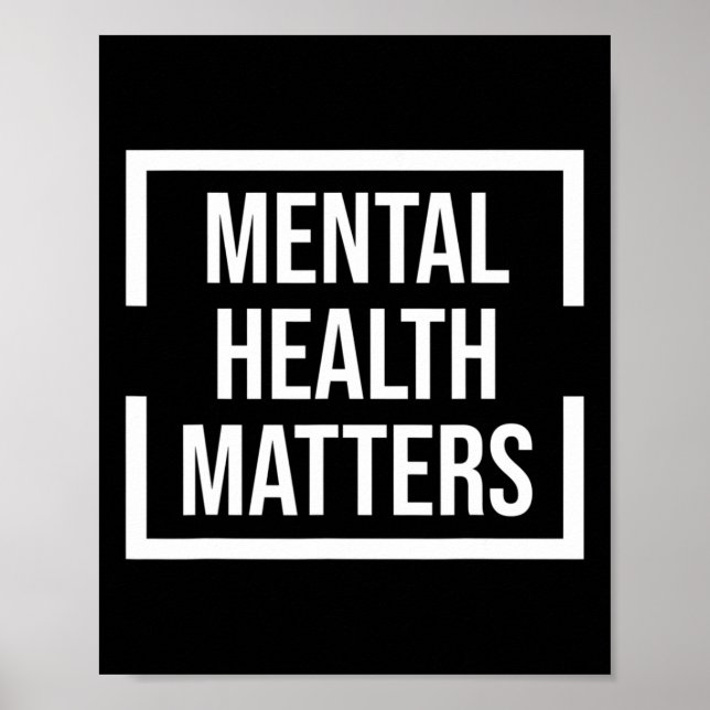 Mental Health Problem National Stress Awareness Mo Poster (Front)