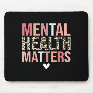 Mental Health Problems Awareness Month Mouse Mat
