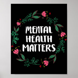 Mental Health Problems Awareness Suicide Preventio Poster