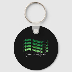 Mental Health Problems Awareness Warrior Councilor Key Ring