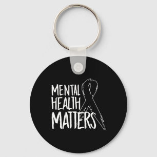 Mental Health Problems Design Suicide For Awarenes Key Ring