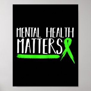 Mental Health Problems Gift For Mental Health Awar Poster