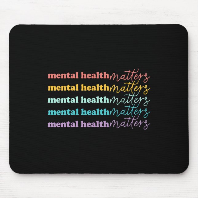 Mental Health Problems Gift Human Brain Illness Aw Mouse Mat (Front)