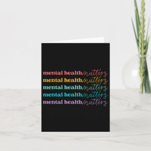 Mental Health Problems Gifts Human Brain Illness A Card