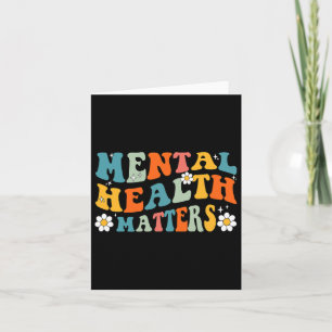 Mental Health Problems Groovy Psychologist Therapy Card