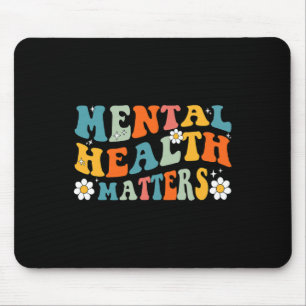 Mental Health Problems Groovy Psychologist Therapy Mouse Mat
