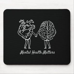 Mental Health Problems Heart Brain Neurodiversity  Mouse Mat