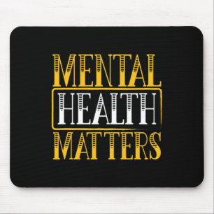 Mental Health Problems - Human Brain Illness Aware Mouse Mat