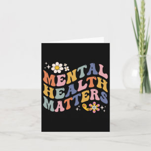 Mental Health Problems Human Brain Illness Awarene Card