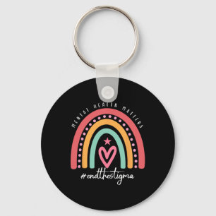 Mental Health Problems Human Brain Illness Awarene Key Ring