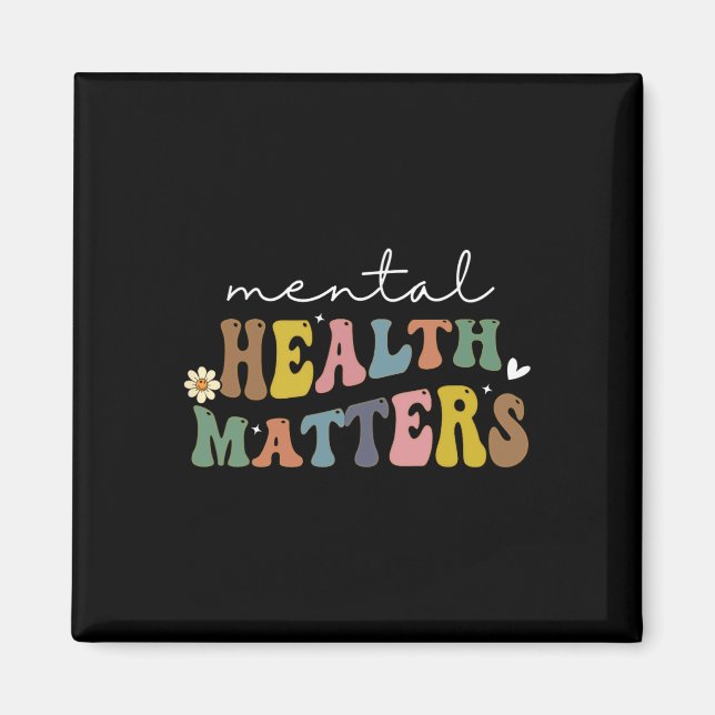 Mental Health Problems Human Brain Illness Awarene Magnet (Front)