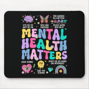 Mental Health Problems Human Brain Illness Awarene Mouse Mat