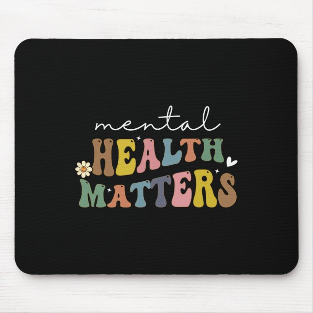 Mental Health Problems Human Brain Illness Awarene Mouse Mat (Front)