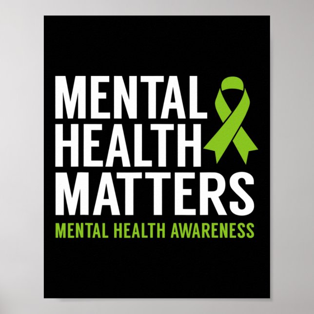 Mental Health Problems Men Women Kids Mental Healt Poster (Front)