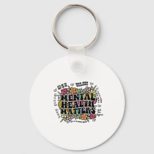 Mental Health Problems Women Men Kid Key Ring