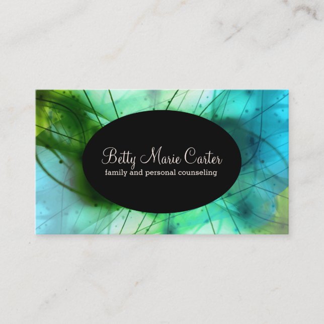 Mental Health Professional Business Cards (Front)
