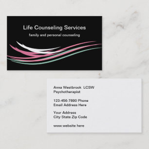 Mental Health Psychotherapy Business Cards