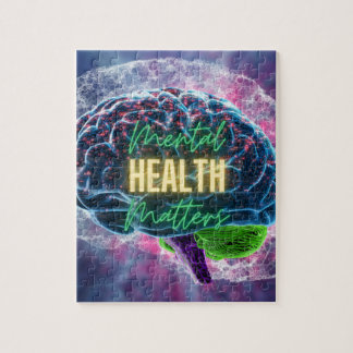 Mental Health Puzzle. Jigsaw Puzzle