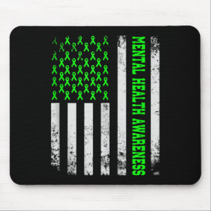 Mental Health S American Flag Mental Health Awaren Mouse Mat