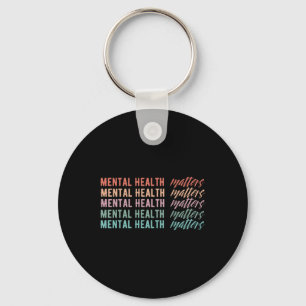 Mental Health S Awareness Anxiety Therapist Psycho Key Ring