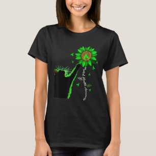Mental Health S Awareness Flower Cat Lover Women M T-Shirt