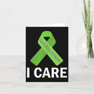 Mental Health S Awareness I Care End The Stigma Card