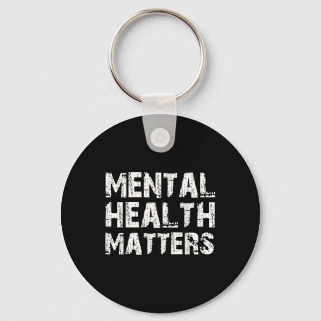 Mental Health S Awareness  Key Ring (Front)