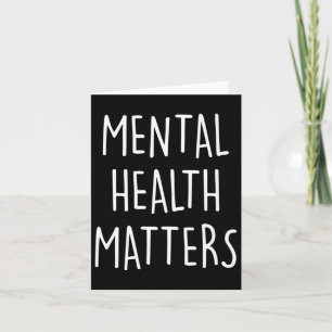 Mental Health S Awareness Month For Men And Women Card