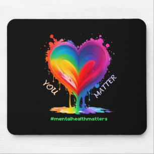 Mental Health S Awareness Month For Men And Women Mouse Mat