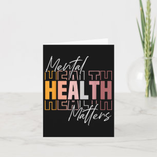 Mental Health S Awareness Month Retro Vintage Card