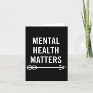 Mental Health S Awareness Therapist Psychologist Card