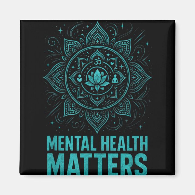 Mental Health S End Stigma Awareness  Magnet (Front)