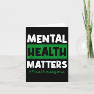 Mental Health S End The Stigma Awareness _1  Card