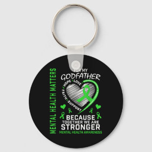 Mental Health S Godfather Mental Health Awareness Key Ring