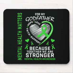 Mental Health S Godfather Mental Health Awareness Mouse Mat