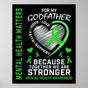 Mental Health S Godfather Mental Health Awareness Poster