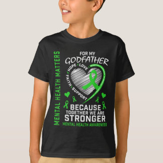 Mental Health S Godfather Mental Health Awareness T-Shirt
