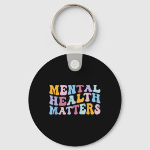 Mental Health S - Human Brain Illness Awareness Key Ring
