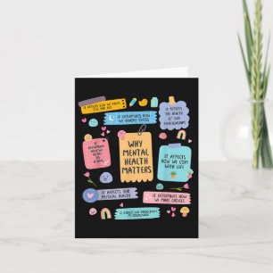 Mental Health S Human Brain Illness Awareness Reas Card