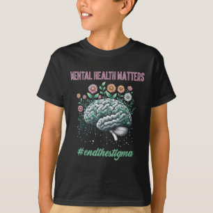 Mental Health S Human Brain Illness Awareness Supp T-Shirt