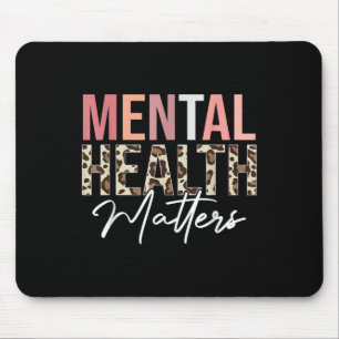 Mental Health S Leopard Human Mental Health Awaren Mouse Mat