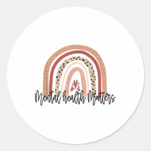 Mental Health S Mental Health Awareness _1 Classic Round Sticker