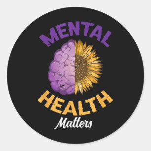 Mental Health S _ Mental Health Awareness Classic Round Sticker
